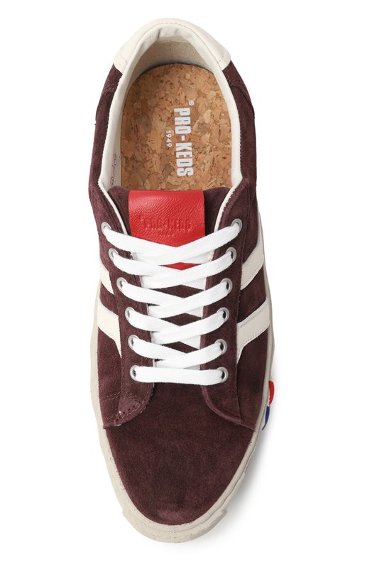 Замшевые кеды Royal II Orbit Pro-Keds 1949 0425SLW/SS Бордовый  0425SLW/SS Фото 6