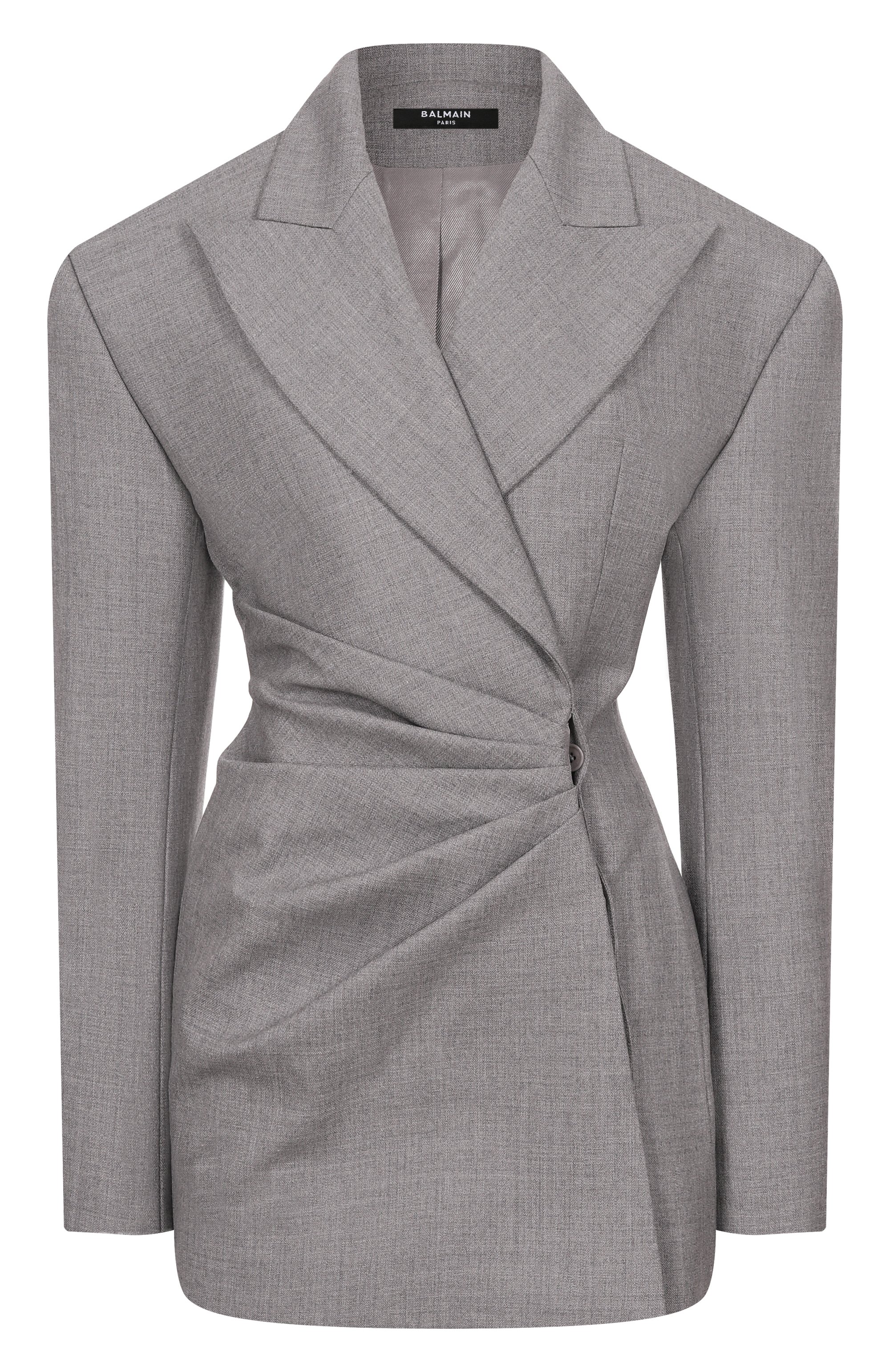 Шерстяное платье BALMAIN, арт. GF1R9409/WD39, фото 1