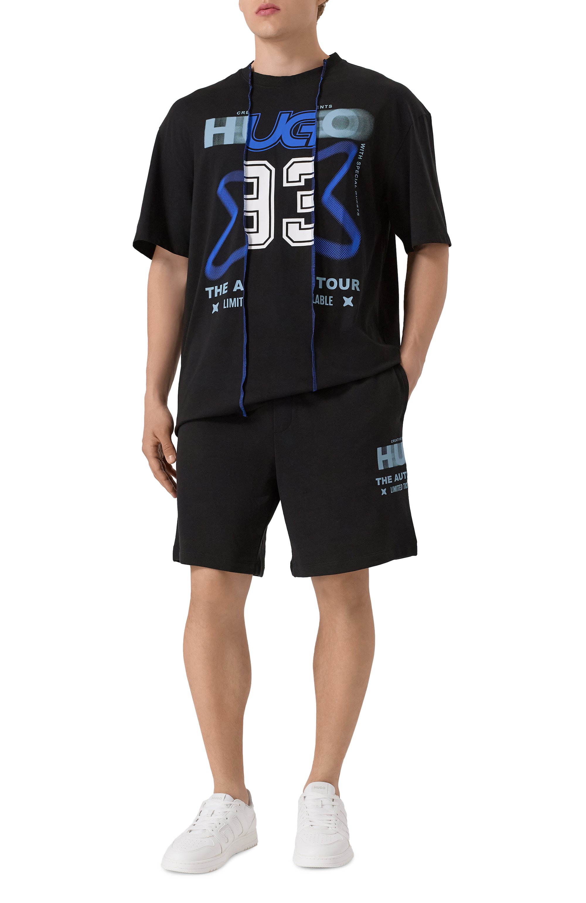 Хлопковые шорты HUGO BLUE, арт. 50544198, фото 2