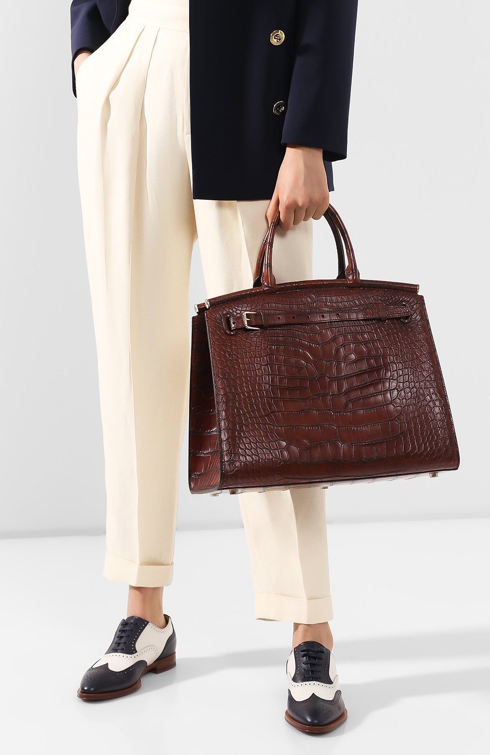 Сумка rl 50 из кожи аллигатора RALPH LAUREN, арт. 415814808/AMIS, фото 2