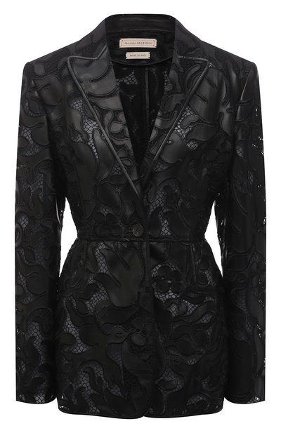 Кожаный жакет ALEXANDER MCQUEEN, арт. 659843/Q5AF9, фото 1
