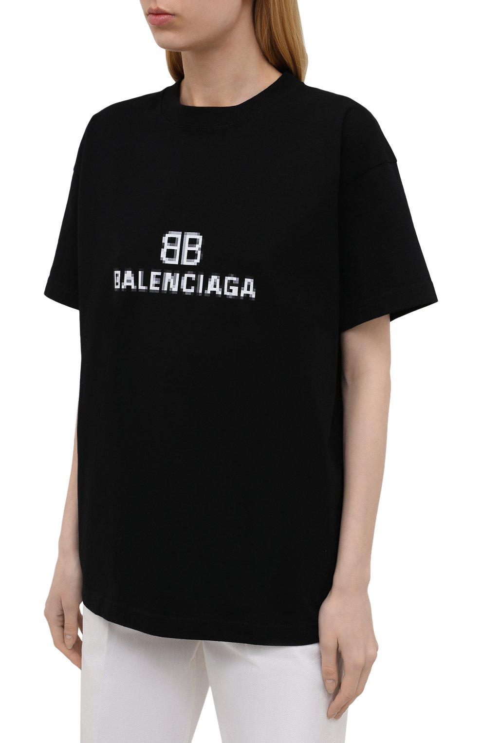 Хлопковая футболка BALENCIAGA, арт. 612965/TKVI7, фото 3