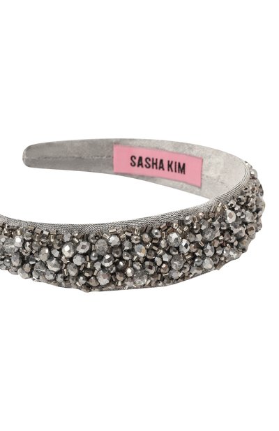 Ободок SASHA KIM серебряного цвета по цене 24300 руб., арт. УТ-00001247, фото 3 Ободок SASHA KIM, арт. УТ-00001247, фото 3