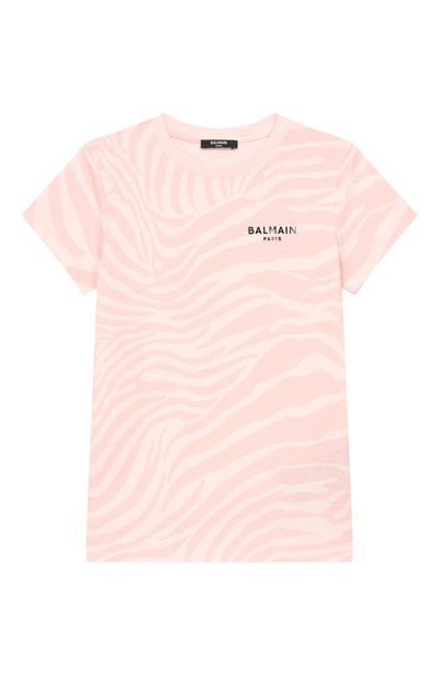 Хлопковая футболка BALMAIN, арт. BZ8B11