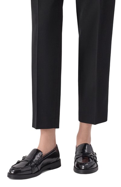 Женские кожаные лоферы kalia JIMMY CHOO, арт. KALIA L0AFER/PQB