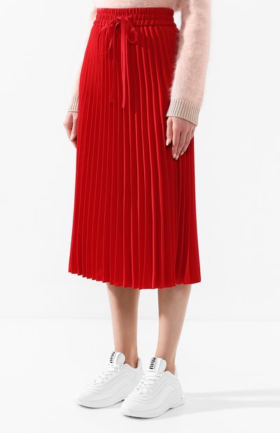 Плиссированная юбка REDVALENTINO, арт. SR0RAB85/2QL, фото 3