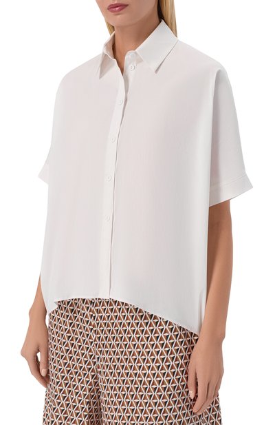 Хлопковая рубашка MAX MARA, арт. BCHPITTURA 261611102, фото 3
