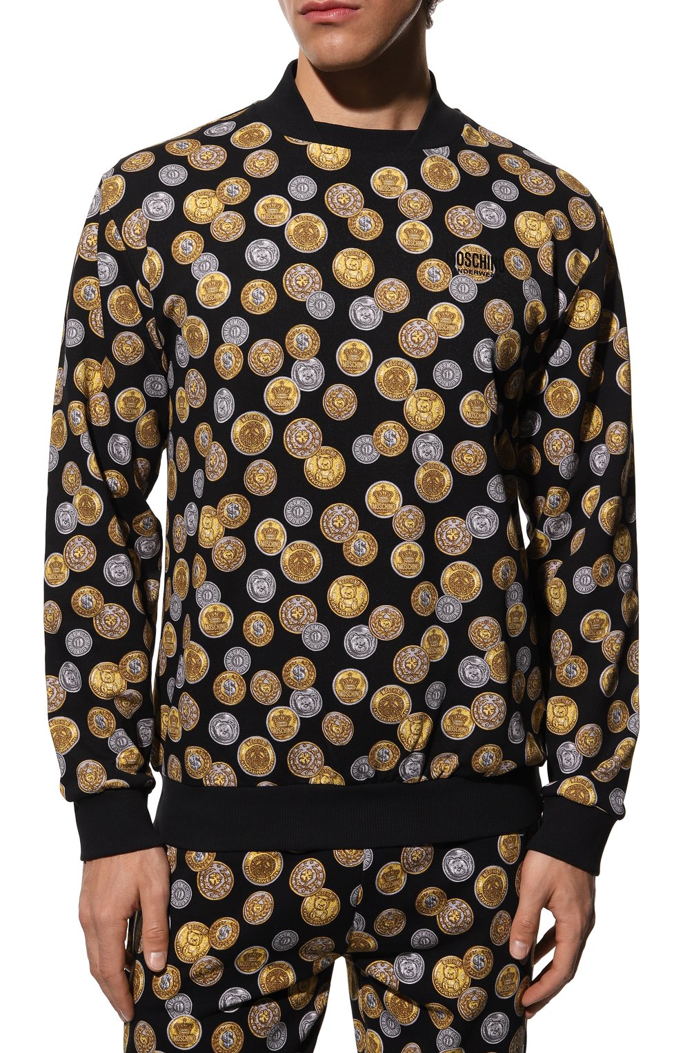 Хлопковый свитшот MOSCHINO, арт. A1727/8130, фото 3