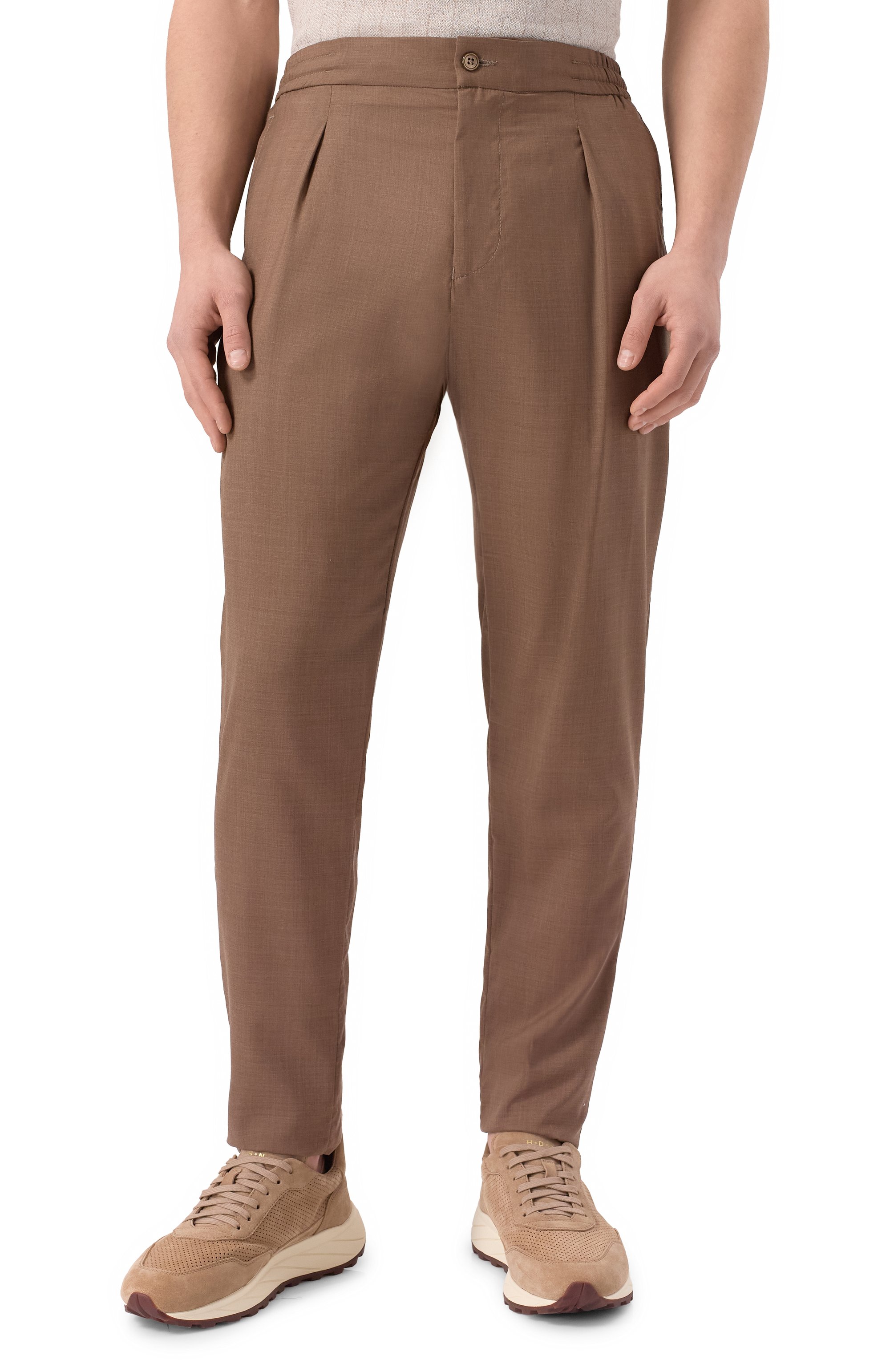 Брюки из шерсти и шелка MARCO PESCAROLO, арт. CHIAIA/5122/50, фото 3