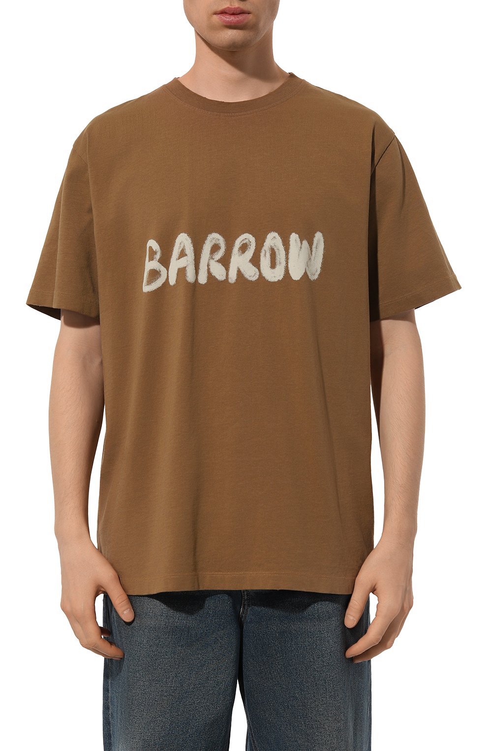 Хлопковая футболка BARROW, арт. F4BWMATH065, фото 3