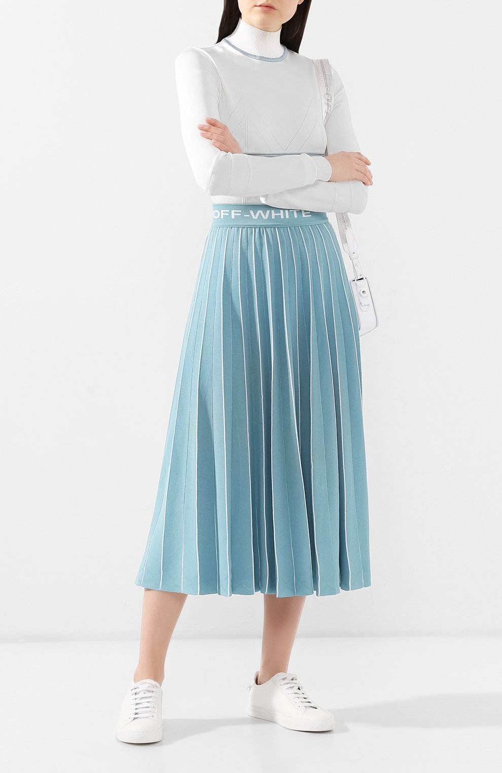Юбка-миди OFF-WHITE, арт. 0WHL003S19C980443100, фото 2