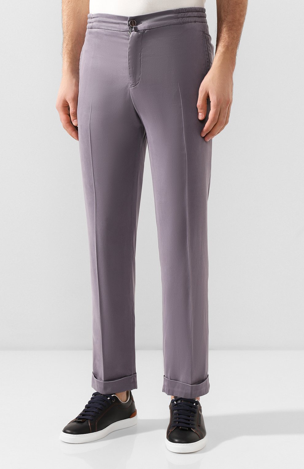 Льняные брюки KITON, арт. UFPLACJ07S40, фото 3