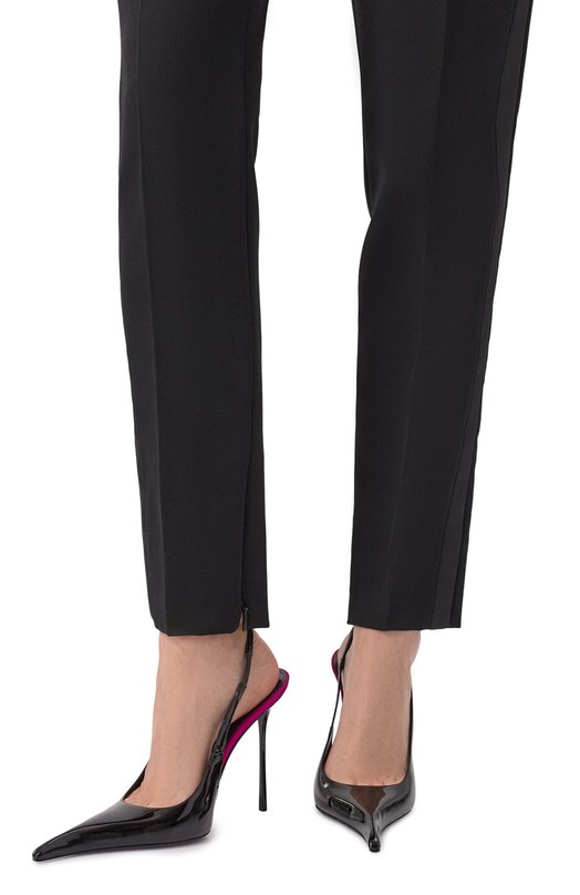 Лакированные туфли Amalia 110 Saint Laurent 850072/1TVAN Чёрный  850072/1TVAN Фото 2