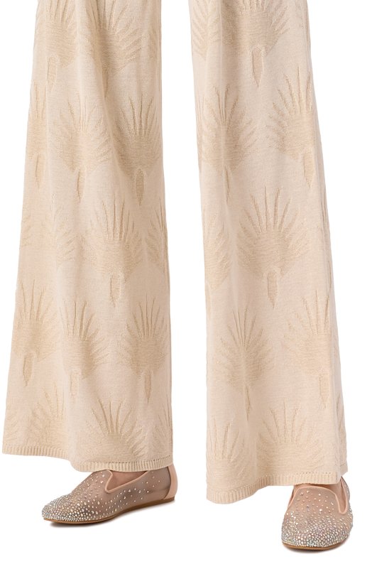 Текстильные балетки Nicole Le Silla 0127R020M1PPNEM/ Бежевый  0127R020M1PPNEM/ Фото 3