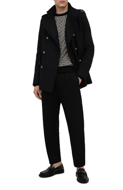 Шерстяной бушлат BALMAIN, арт. WH1UC030/W115, фото 2