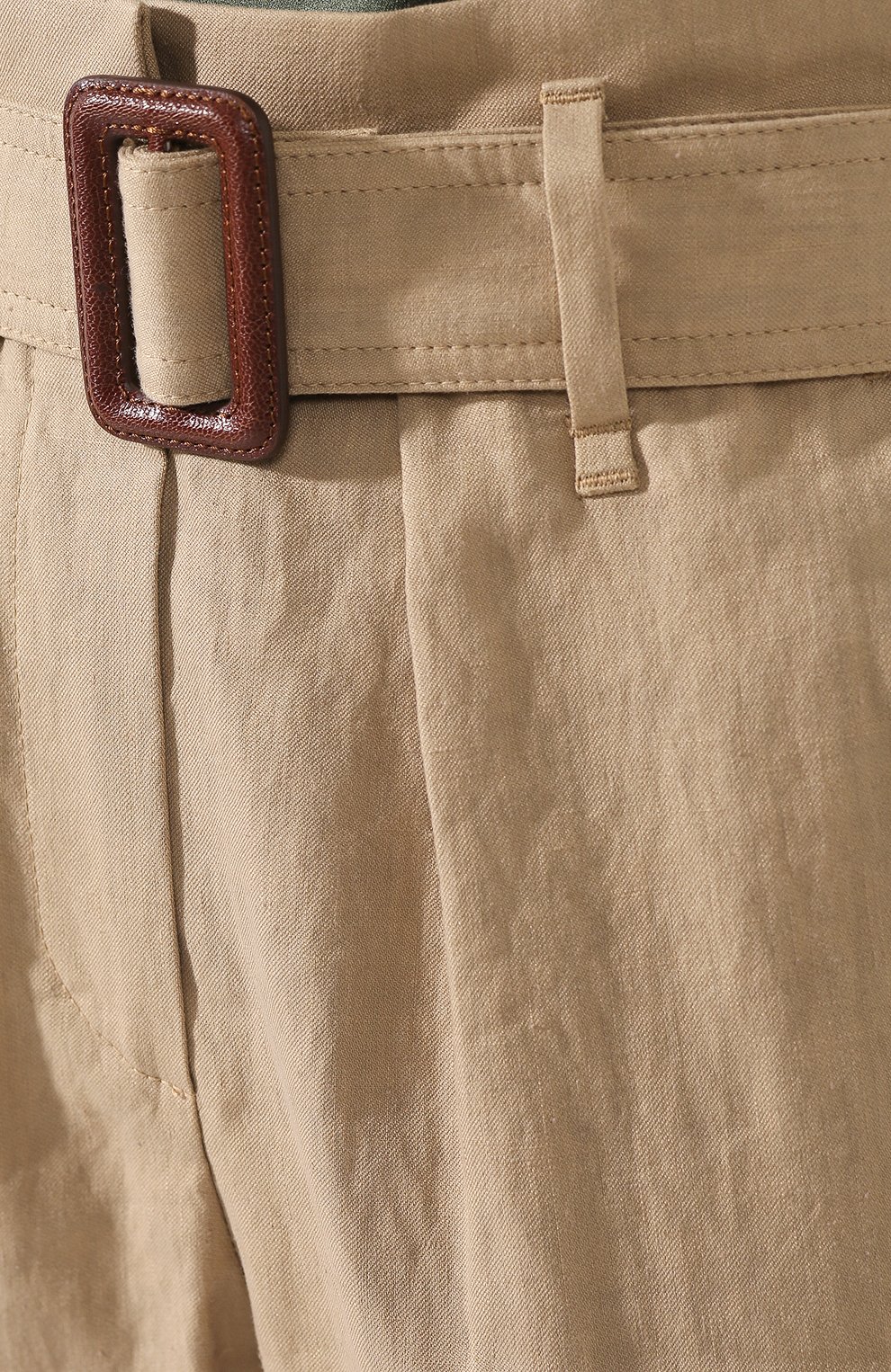 Брюки из смеси хлопка и льна BRUNELLO CUCINELLI, арт. MF579P6901, фото 5