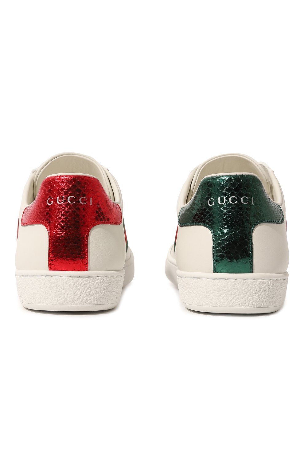 Кожаные кеды ace GUCCI, арт. 435638 A38M0, фото 7