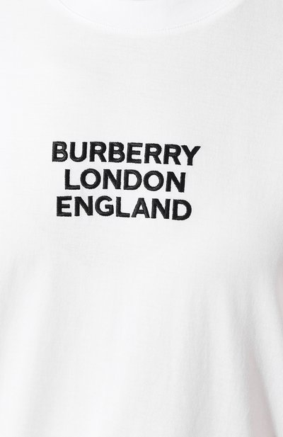 Хлопковая футболка BURBERRY, арт. 8021176, фото 5
