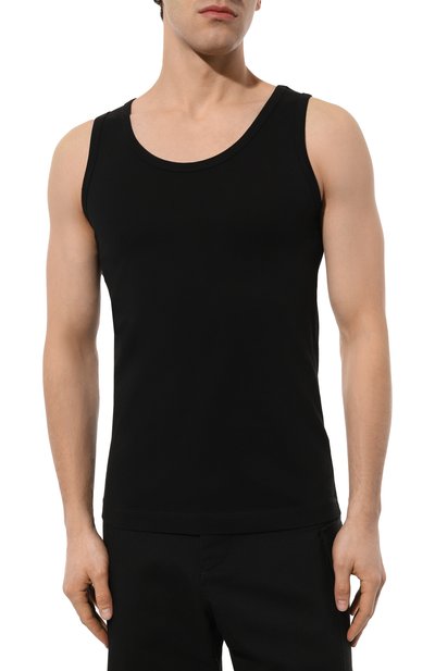 Хлопковая майка DRIES VAN NOTEN, арт. 021106-8600, фо�то 3