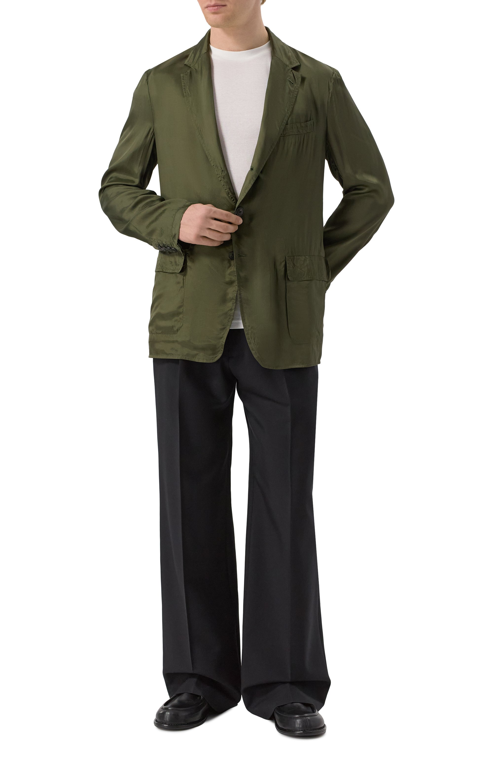 Пиджак из вискозы DRIES VAN NOTEN, арт. 251-020414-1427, фото 3