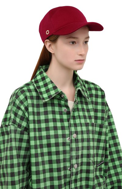 Кашемировая бейсболка LORO PIANA фуксия цвета по цене 38300 руб., арт. FAF4494, фото 2 Кашемировая бейсболка LORO PIANA, арт. FAF4494, фото 2