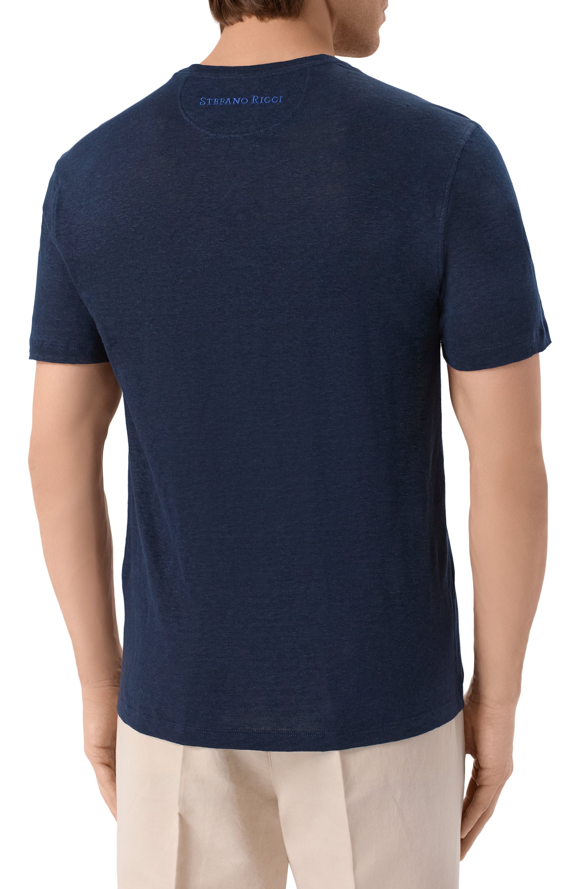 Льняная футболка STEFANO RICCI, арт. MNH5204460/LN, фото 4