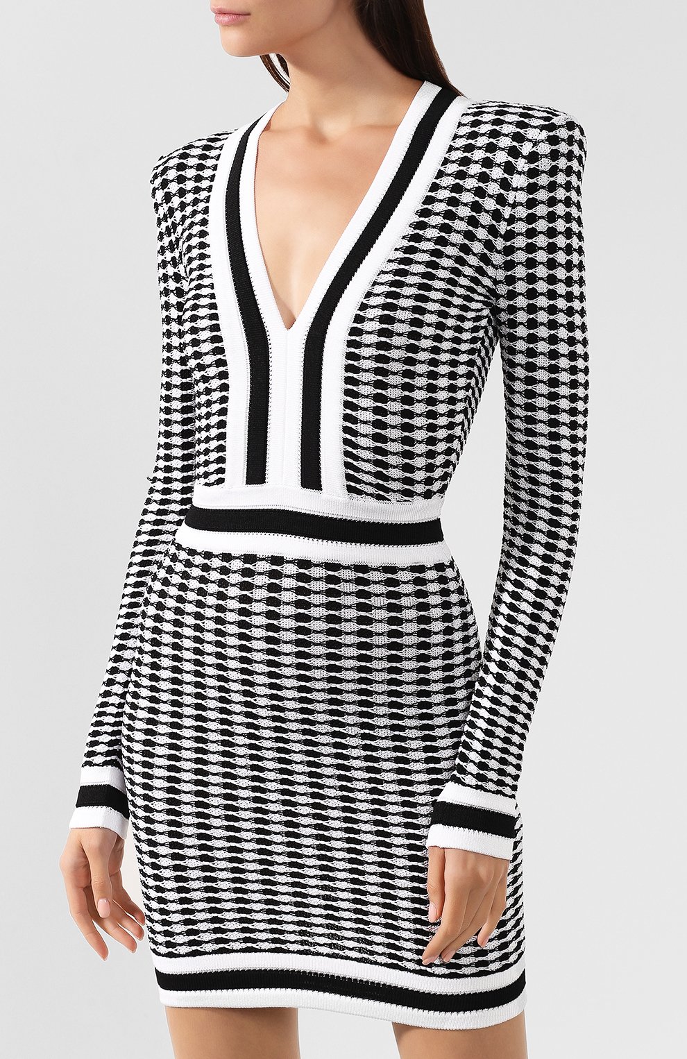 Платье из вискозы BALMAIN, арт. SF16270/K446, фото 3
