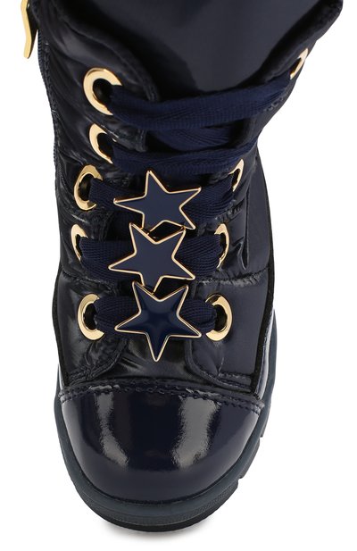 Утепленные ботинки JOG DOG синего цвета по цене 18750 руб., арт. 13026R/ZAFFIR0 FLASH/23-28, фото 4 Утепленные ботинки JOG DOG, арт. 13026R/ZAFFIR0 FLASH/23-28, фото 4