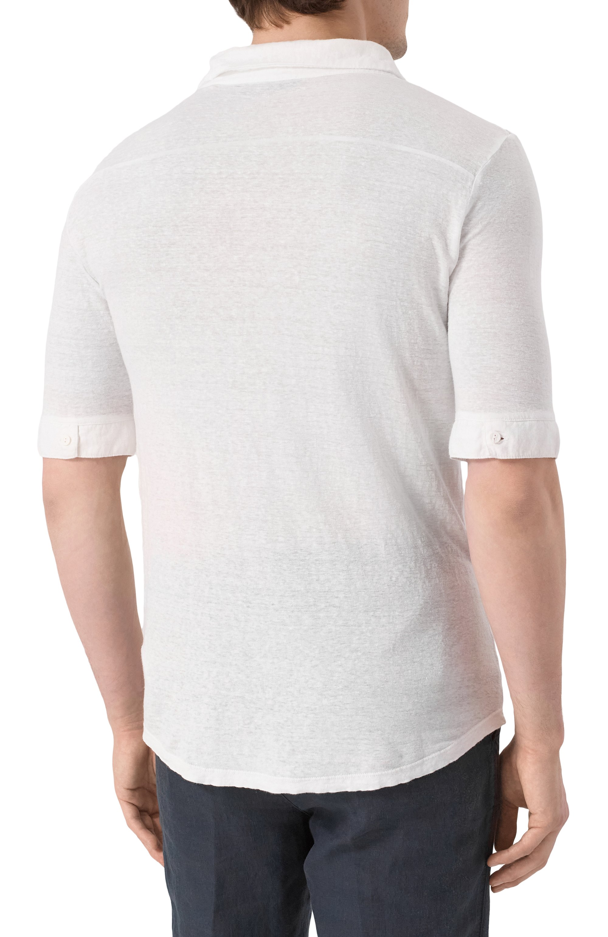 Льняное поло NEVER ENOUGH, арт. MP0007, фото 4