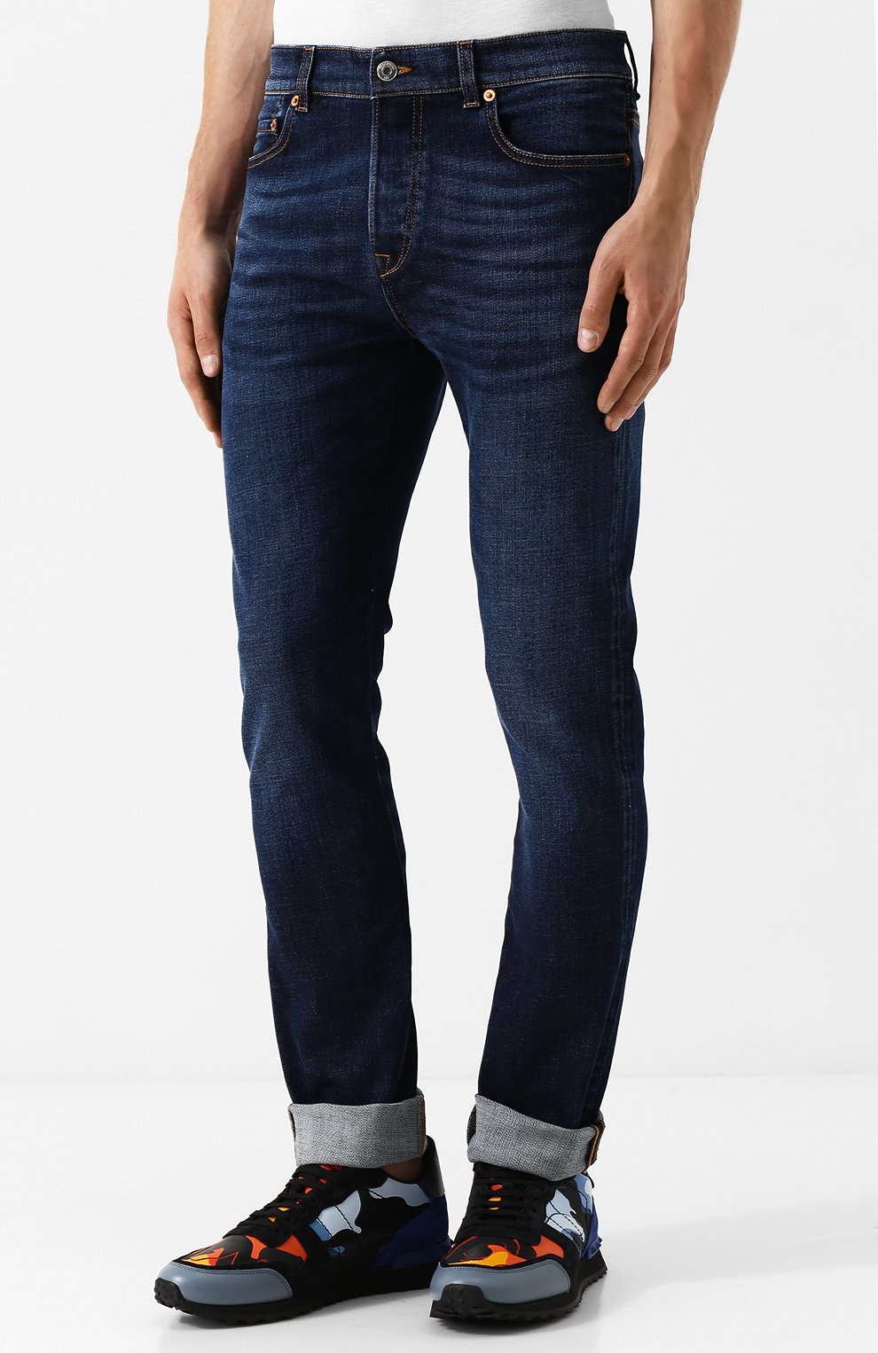 Джинсы прямого кроя VALENTINO, арт. QV3DEK2JKHQ, фото 3