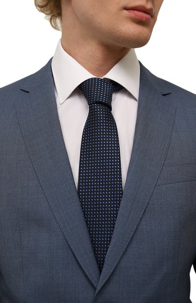 Галстук из шелка и шерсти KITON, арт. UCRVKPC08H37, фото 2