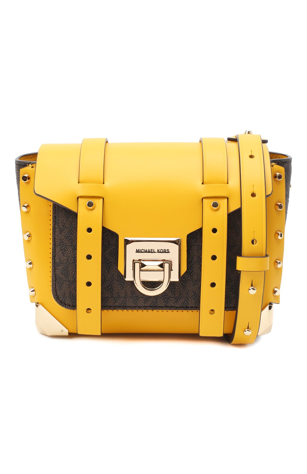 Сумка manhattan MICHAEL MICHAEL KORS желтого цвета по цене 42150 руб., арт. 30T9GNCM1B, фото 5 Сумка manhattan MICHAEL MICHAEL KORS, арт. 30T9GNCM1B, фото 5