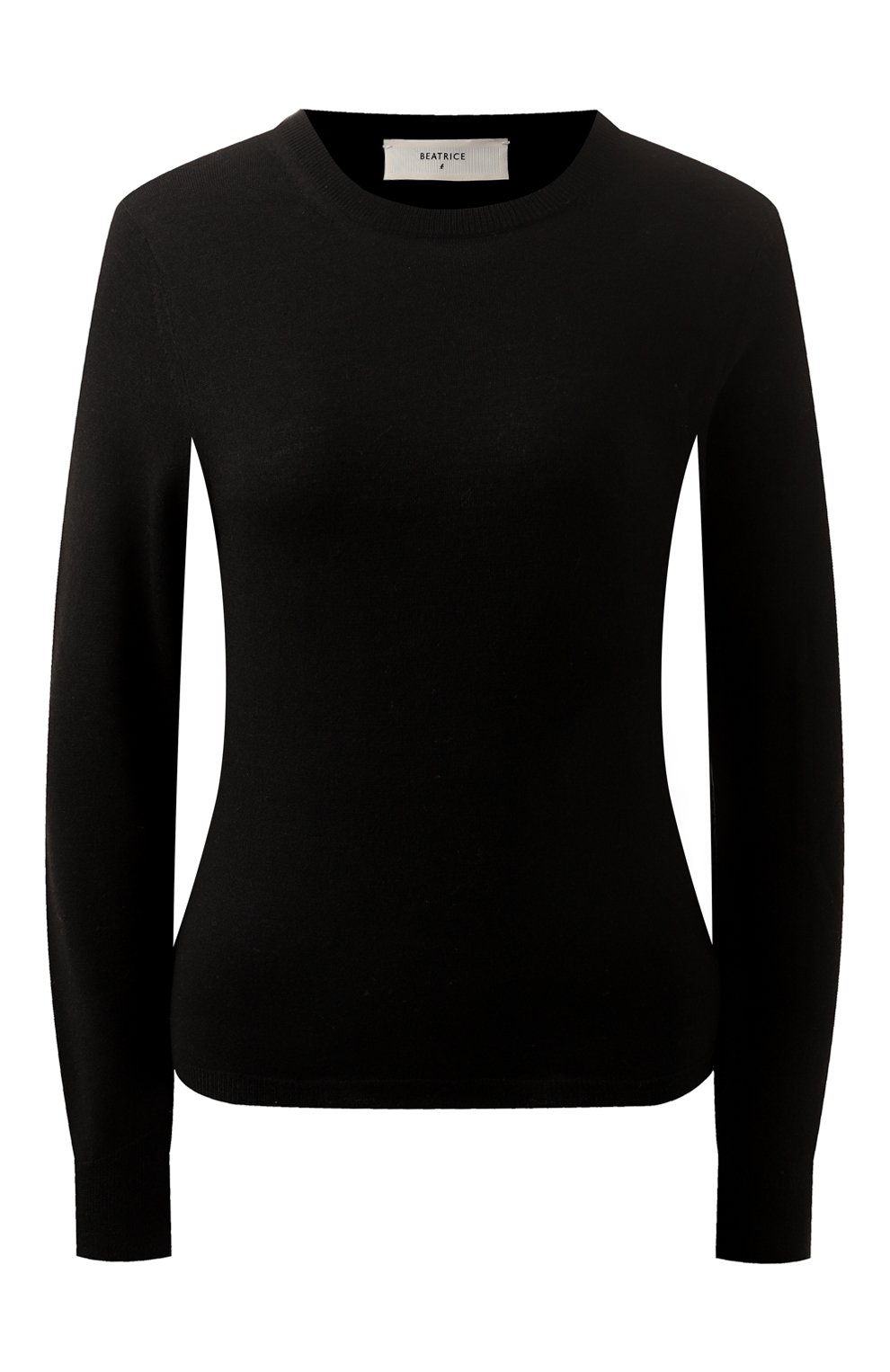 Пуловер из шерсти и шелка BEATRICE .B черного цвета по цене 23950 руб., арт. 24FA8659/VIJA, фото 1 Пуловер из шерсти и шелка BEATRICE .B, арт. 24FA8659/VIJA, фото 1