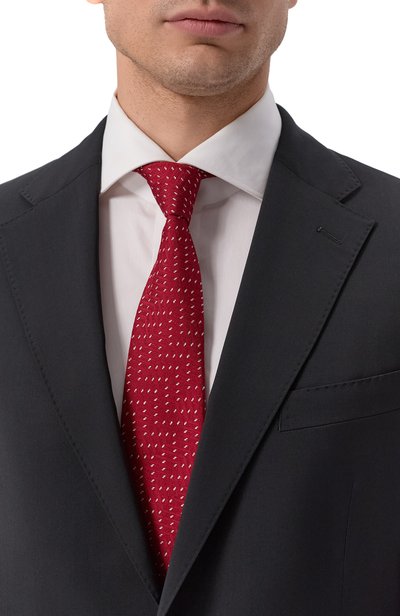 Мужской шелковый галстук GIORGIO ARMANI, арт. GM000800/TE22443