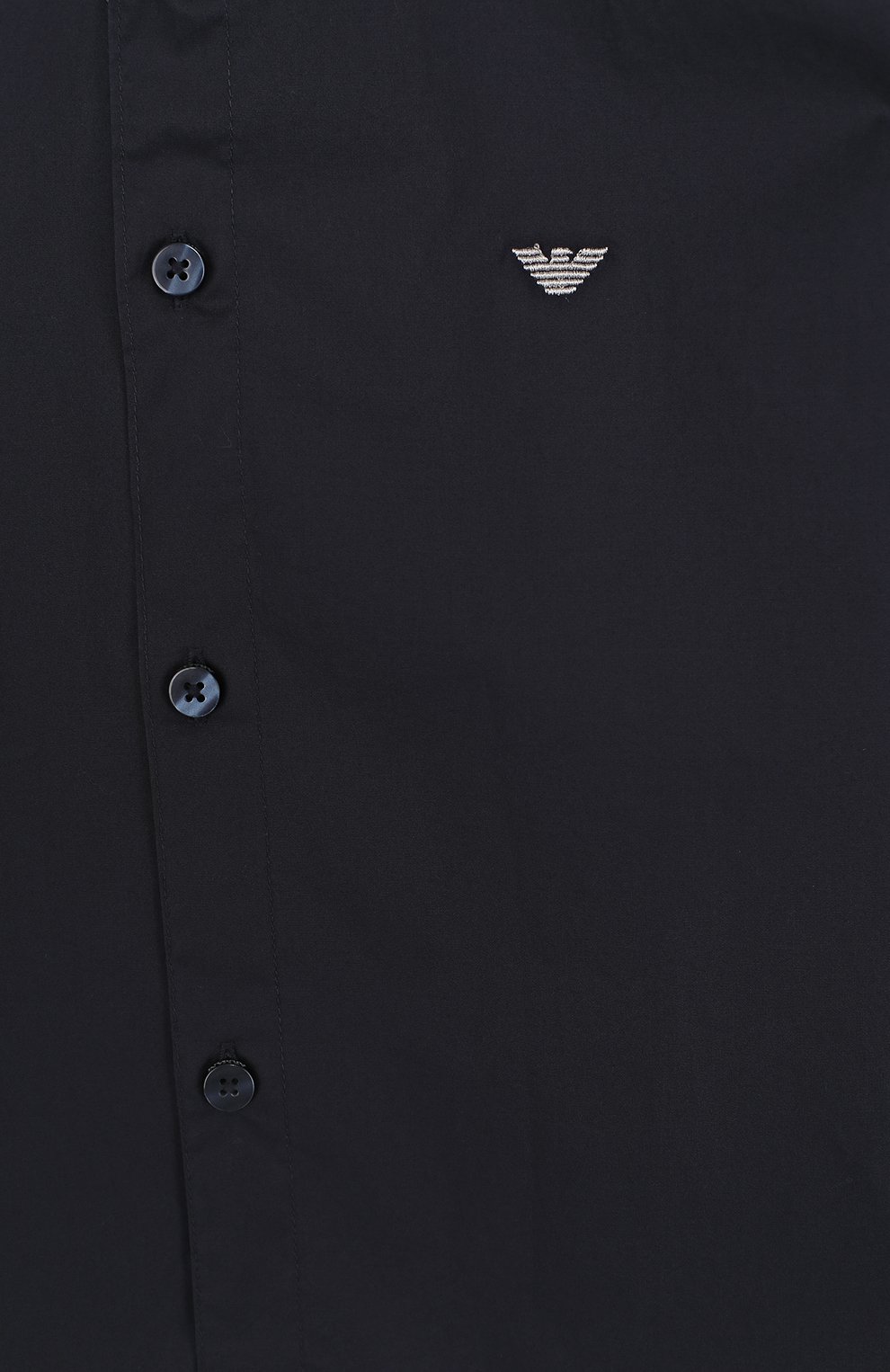 Хлопковая рубашка с логотипом бренда ARMANI JUNIOR, арт. 6Y4C14/4NEAZ/11A-16A, фото 3