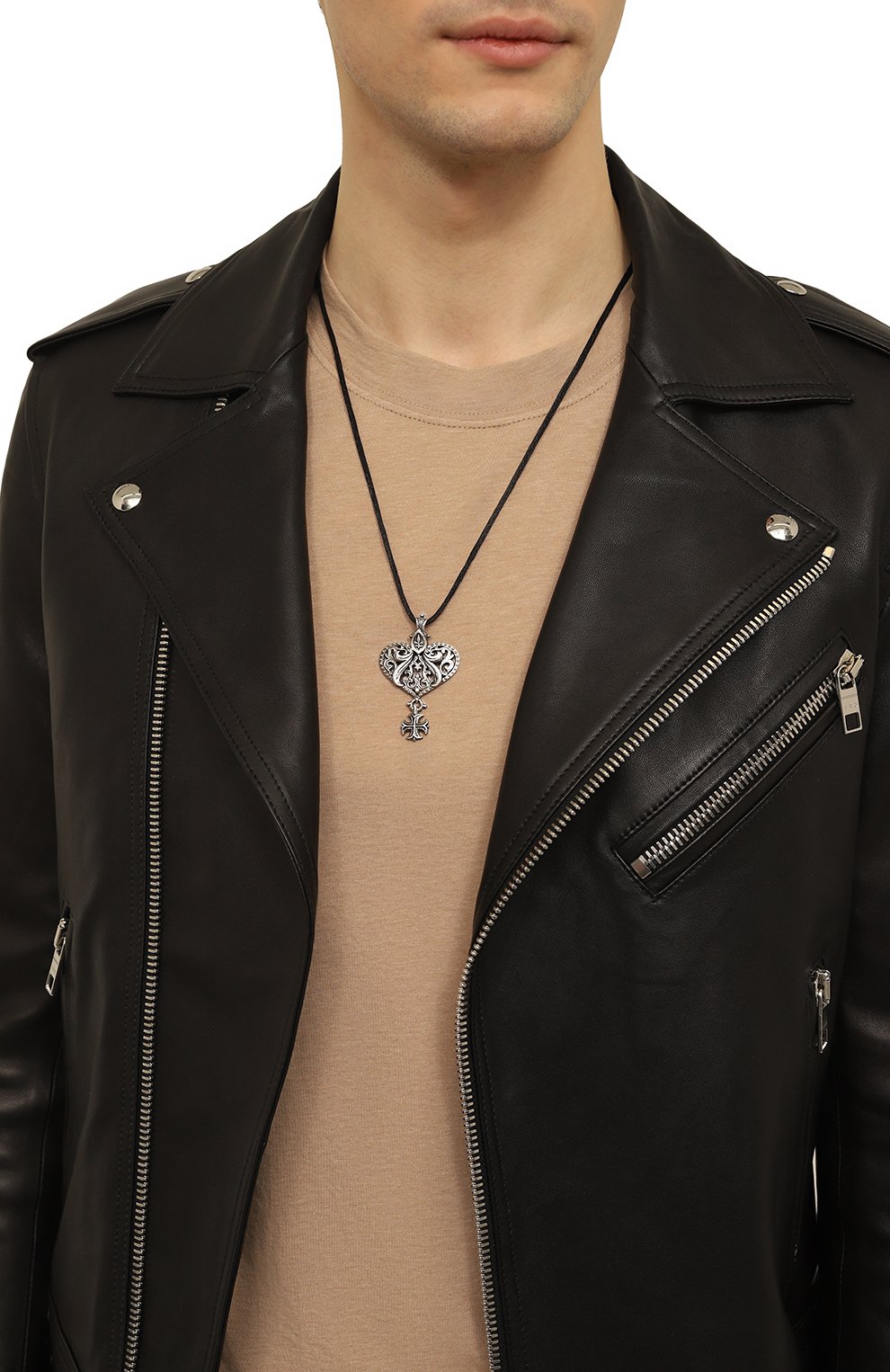 Подвеска сердце империи GL JEWELRY серебряного цвета по цене 24750 руб., арт. M310028-S97-01, фото 2 Подвеска сердце империи GL JEWELRY, арт. M310028-S97-01, фото 2