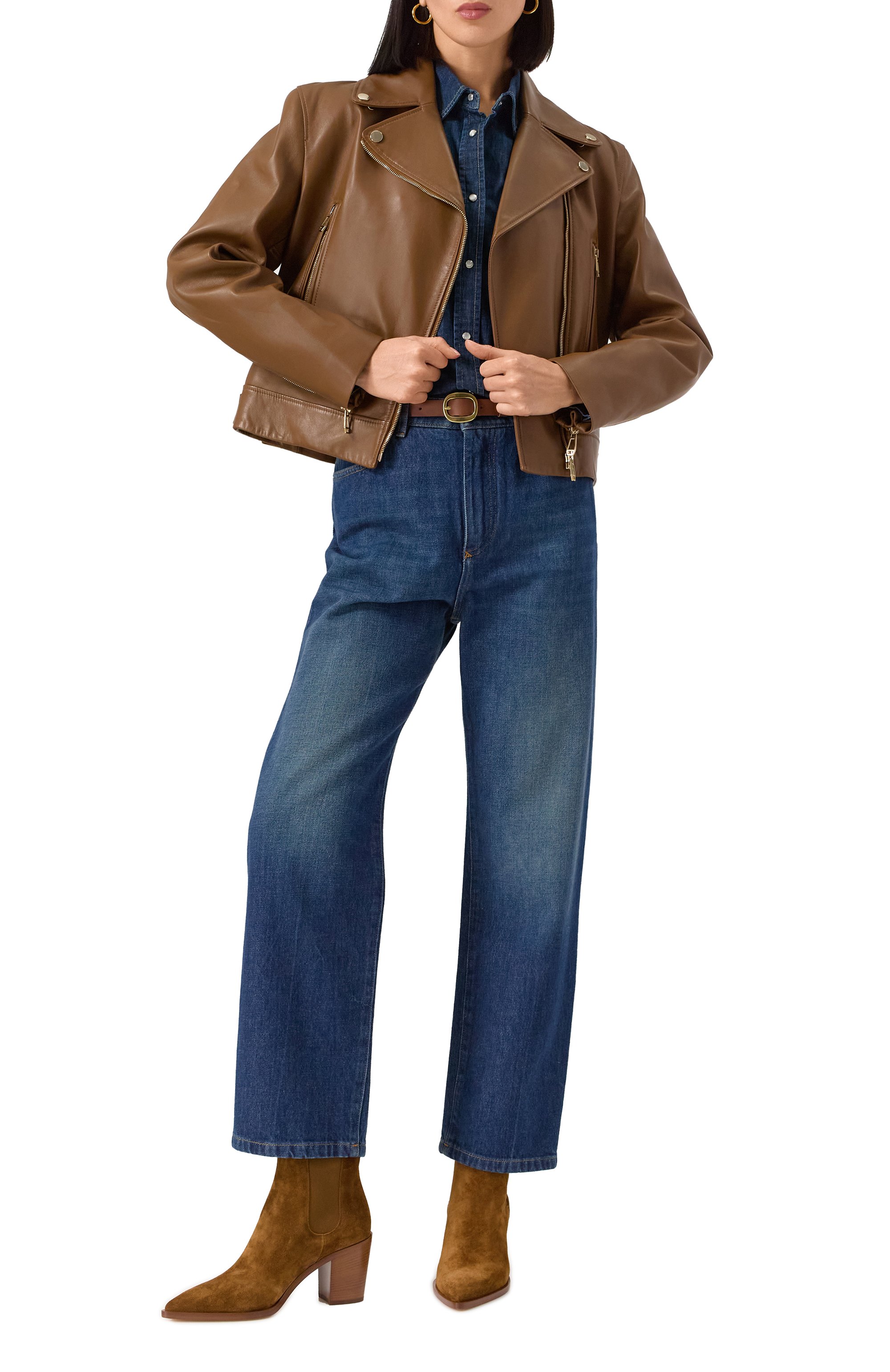 Кожаная куртка MVST, арт. ZBCK-Y089, фото 2