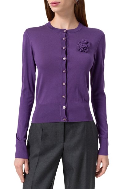 Шелковый кардиган DOLCE & GABBANA, арт. FXV07Z/JBSKY, фото 3