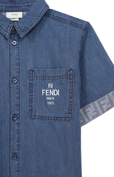 Джинсовая рубашка FENDI, арт. JMC212/AVWI, фото 3