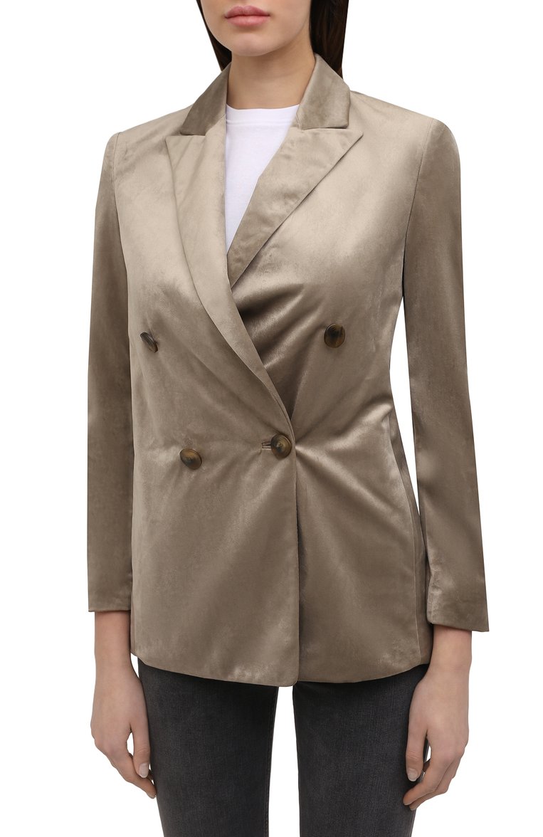 Бархатный жакет VINCE, арт. V801991385, фото 3