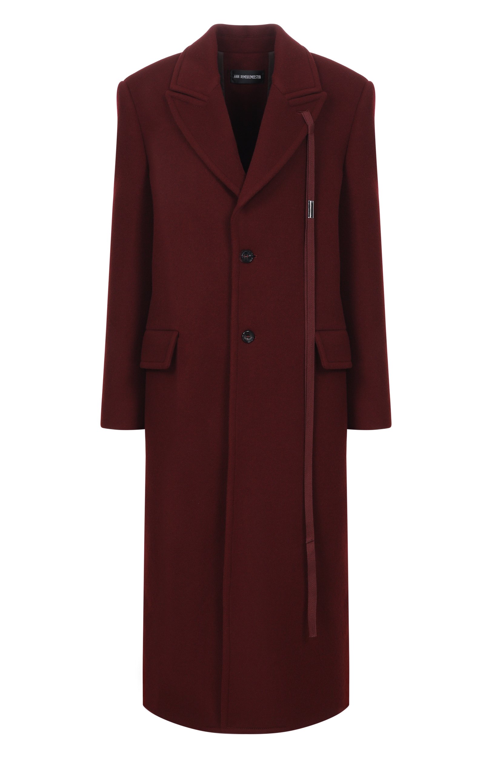 Шерстяное пальто ANN DEMEULEMEESTER, арт. B0014262/FA510, фото 1