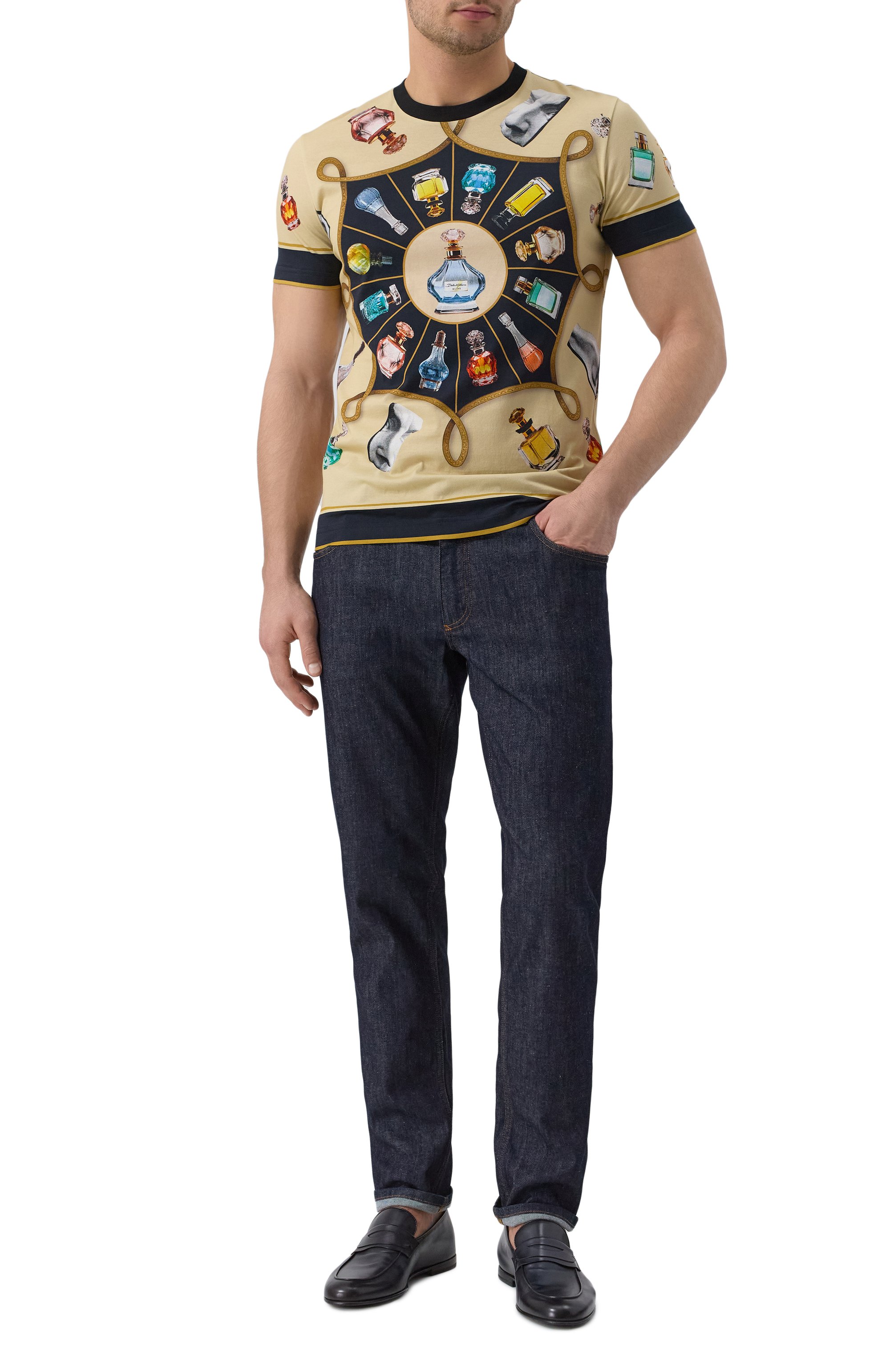 Хлопковая футболка DOLCE & GABBANA, арт. G8RN8T/II7G0, фото 2