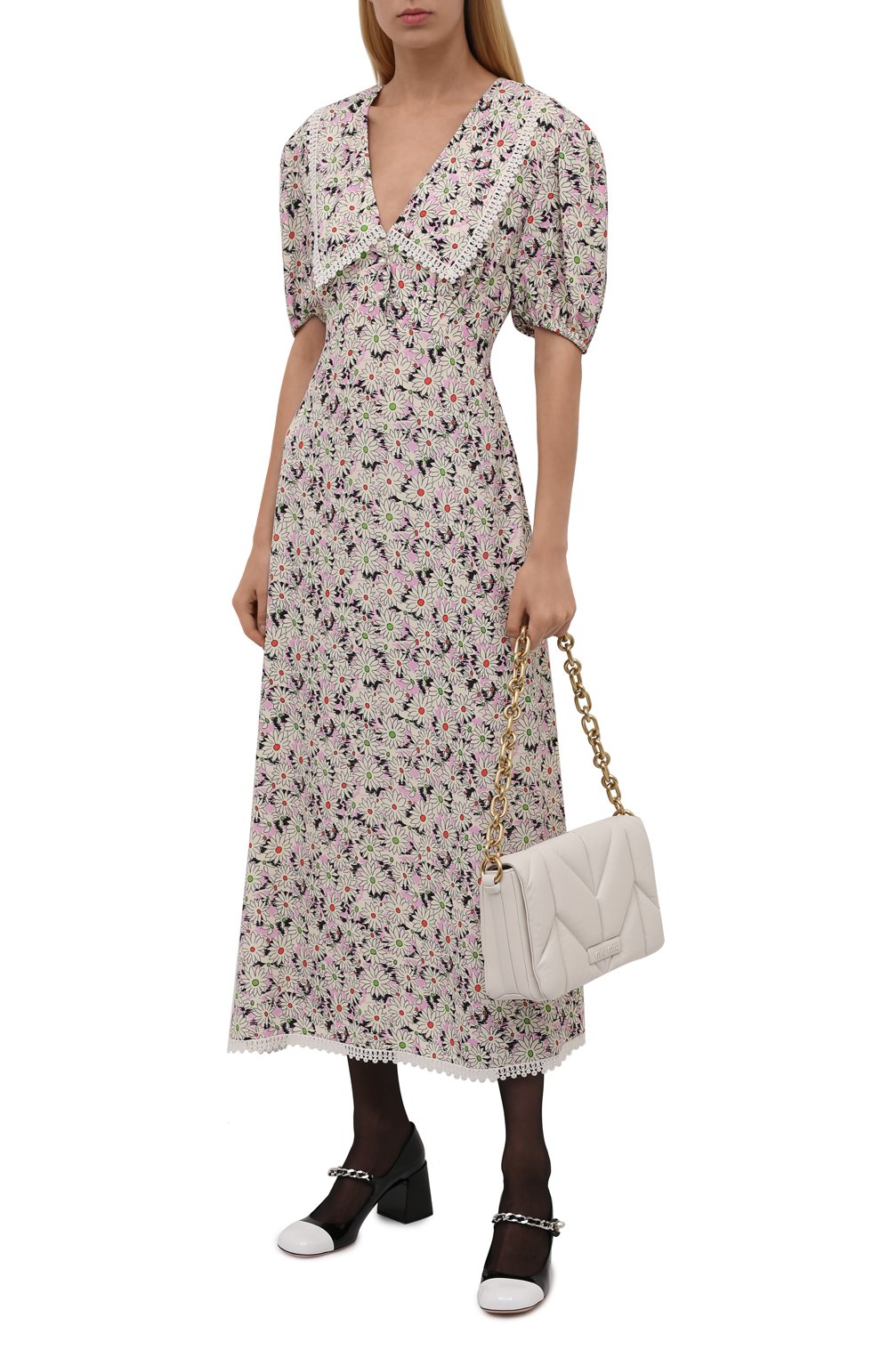 Платье из вискозы MIU MIU, арт. MF4364-1ZP6-F0BDK, фото 2