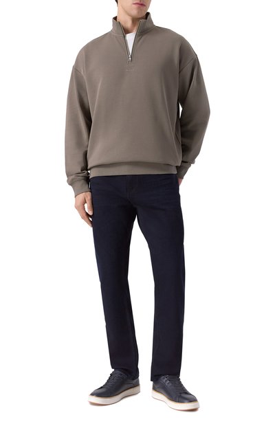 Кожаные кеды EMPORIO ARMANI, арт. EM003081/AF18228, фото 2