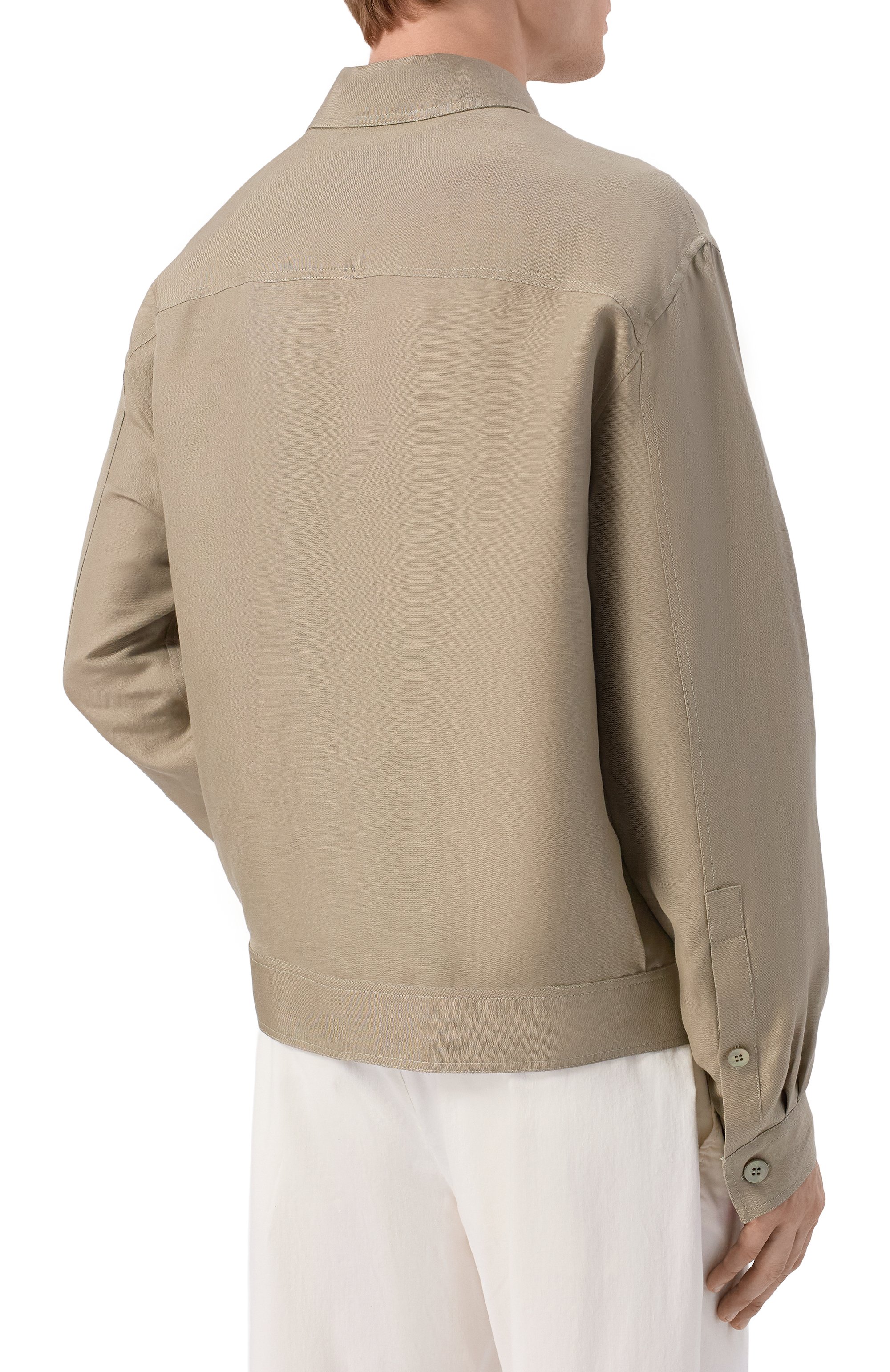 Куртка-рубашка изо льна и шелка MVST, арт. M26.2PM.B011/F123 LIN0 SETA, фото 4