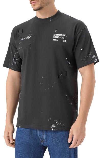 Хлопковая футболка DOMREBEL, арт. M STAFF TSHIRT, фото 3