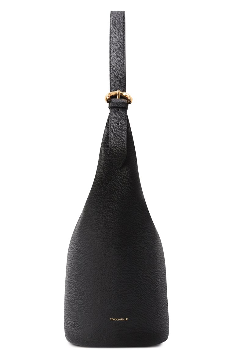 Женская сумка fernanda large COCCINELLE черного цвета, арт. E1S4A130101 | Фото 4 (Размер: large; Материал: Натуральная кожа)