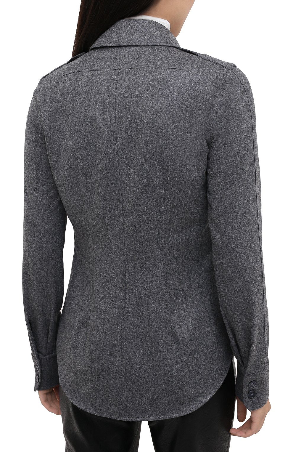 Рубашка из шерсти и хлопка STELLA MCCARTNEY, арт. 602108/SNB53, фото 4