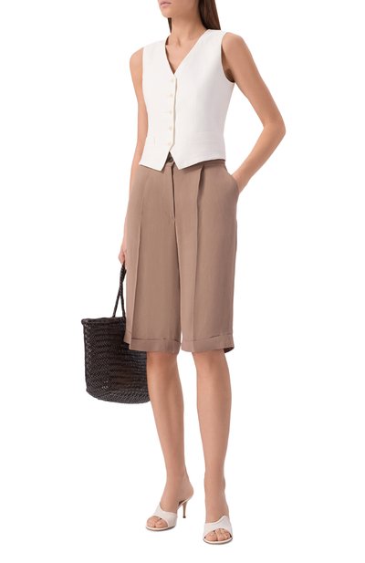 Женский льняной жилет WEEKEND MAX MARA, арт. WKDPACE