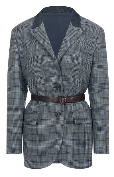 Женский шерстяной жакет BRUNELLO CUCINELLI, арт. MG5227391P